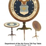 Handmade Air Force Table by Master Woodworker John Rudert