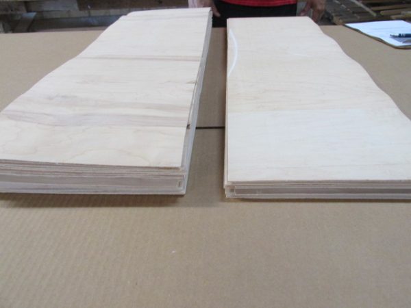 Maple Veneer 1/16 and 1/20 x 9.5 x 35 - Light Option - Image 2